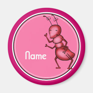 Refrigerator Magnet, Name Template, Cute Ant Magnet