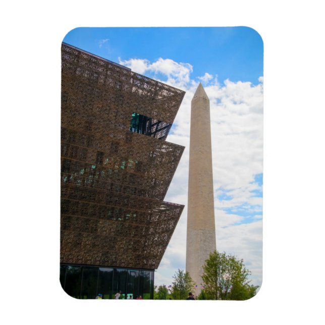 Refrigerator Magnet of the African American Museum (Vertical)
