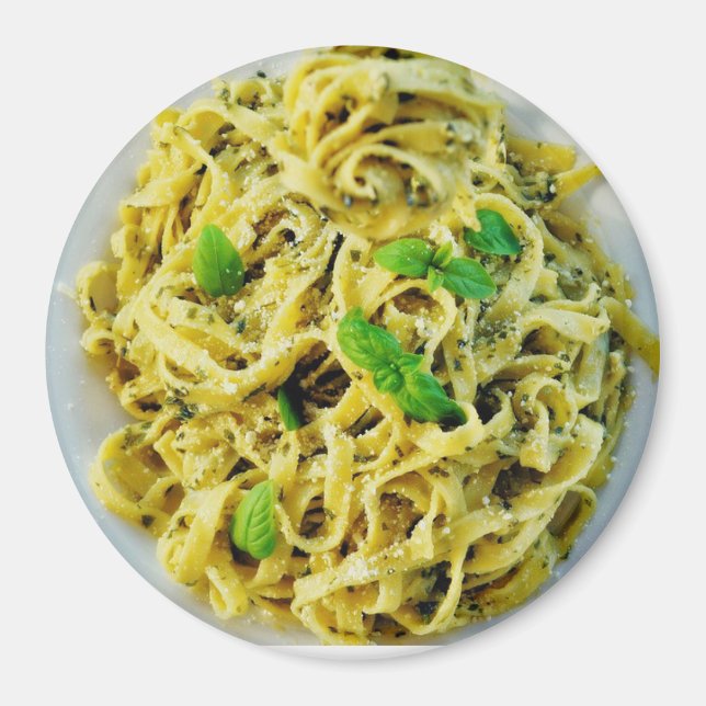 Refrigerator Magnet: Pasta Fettucine Magnet (Front)