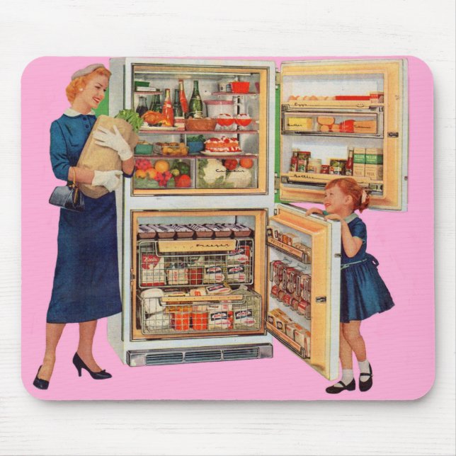 refrigerator of plenty mouse pad (Front)