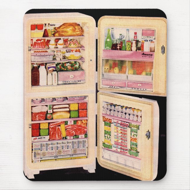 refrigerator of plenty mouse pad (Front)