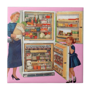 refrigerator of plenty tile