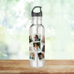 Refrigerator Snapshots Photo Collage 710 Ml Water Bottle<br><div class="desc">Customize with your Instagram photos or other small photos and arrange/crop within frames,  or move them wherever you want.
The labels are also option,  delete or add more as desired.</div>