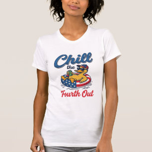 Refroidir le quatrième dessin de T-Shirt de canard