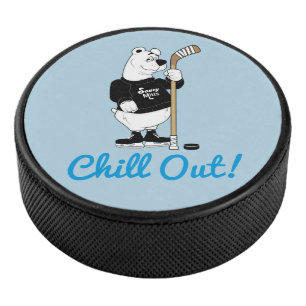 Refroidir ! Ours polaire de hockey