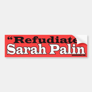 Refudiate Bumper Sticker
