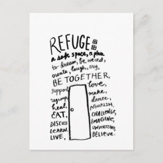 Refuge / Refugee Postcard