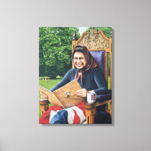 Refugee from England 1975 Canvas Print