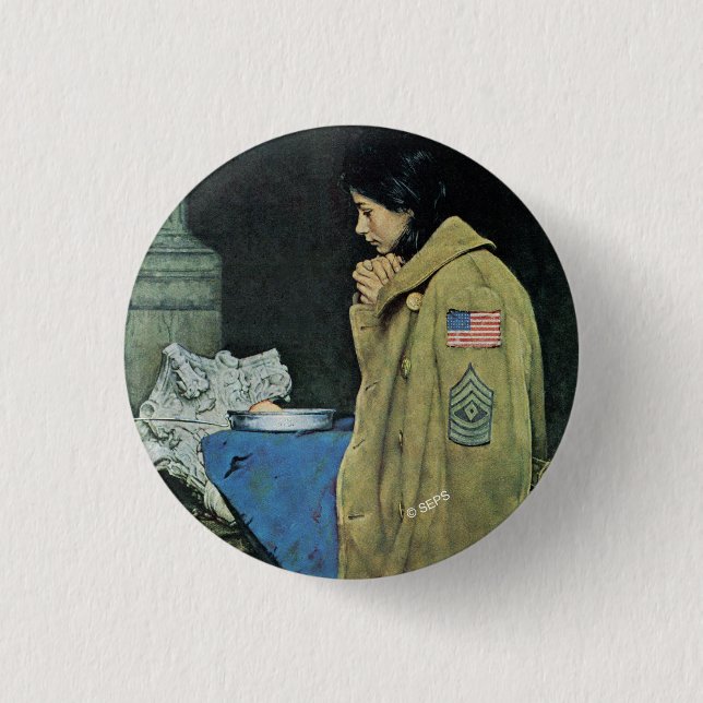 Refugee Thanksgiving 1 Inch Round Button (Front)