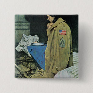 Refugee Thanksgiving 2 Inch Square Button