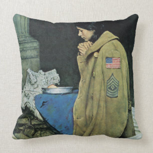Refugee Thanksgiving Throw Pillow