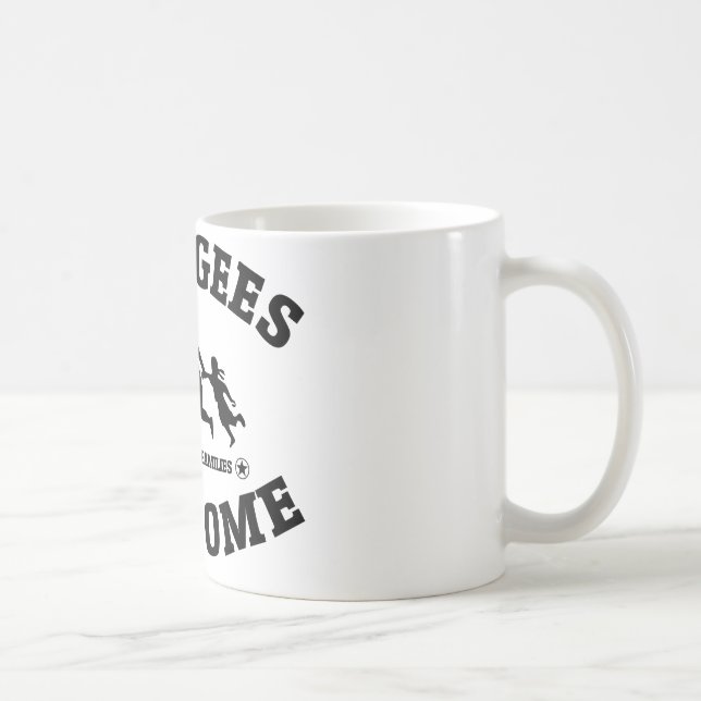 Refugees Welcome Coffee Mug (Right)