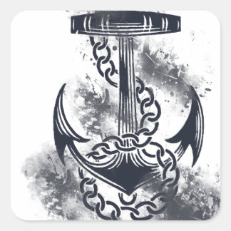 Refuse to Sink Square Sticker