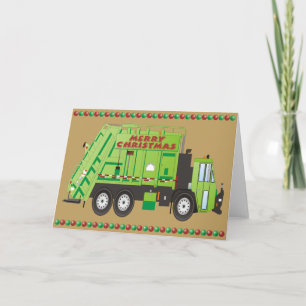Refuse Truck Holiday Card
