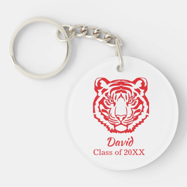 Reg Tiger Mascot Graduation Cadeau (Devant)
