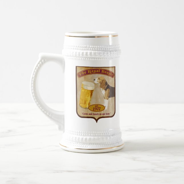 Regal Beagle Beer Stein (Left)