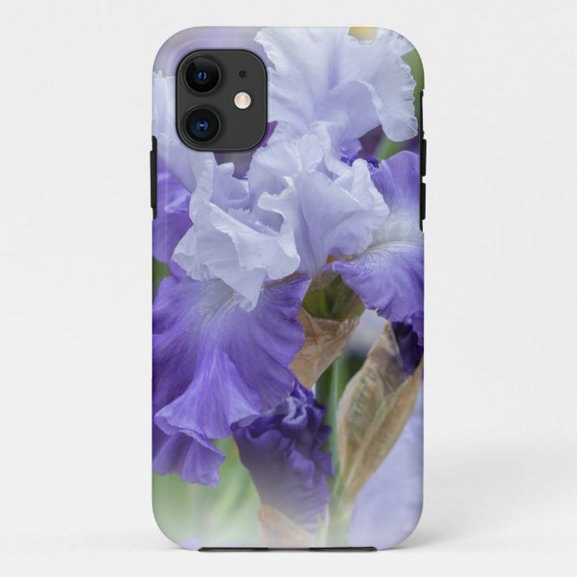 Regal Bearded Iris - Purple & White Case-Mate iPhone Case (Back)