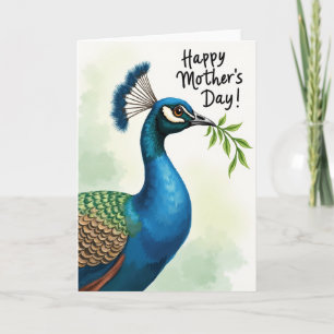 Regal Bird Mothers Day Card