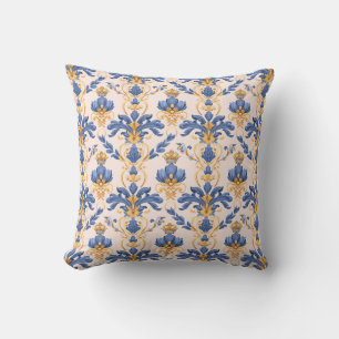 Regal Bloom Tapestry Princesscore Throw Pillow
