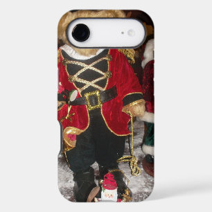 Regal Christmas Teddy Bear Holiday Art Imprimer