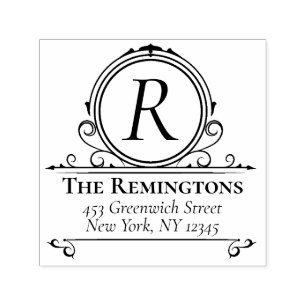 Regal Classic Elegant Rich Monogram Luxury Self-inking Stamp