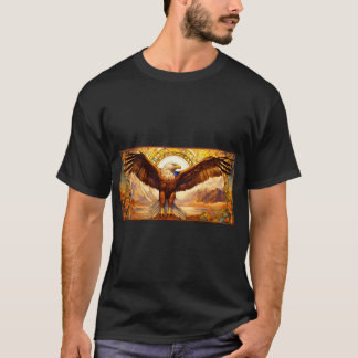 Regal Eagle Print T-Shirt - Embrassez votre libert