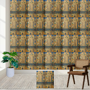 Regal Egyptian Hieroglyphs Tile