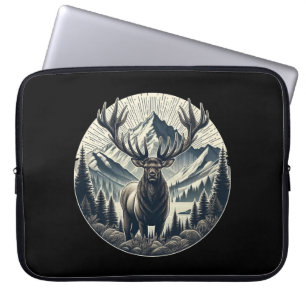 Regal Elk - Majestic Wildlife Protector Laptop Sleeve