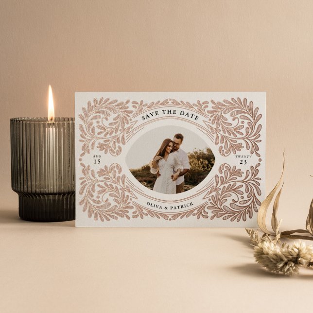 Regal Embellished Save The Date Photo Frame (Creator Uploaded)