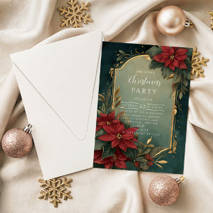 Regal Emerald Holiday Invitation