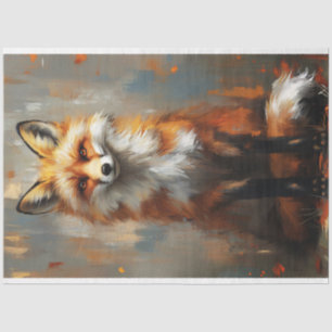 Regal Fox Decoupage Tissue Paper