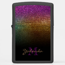 Regal Glitter Fade & Monogram