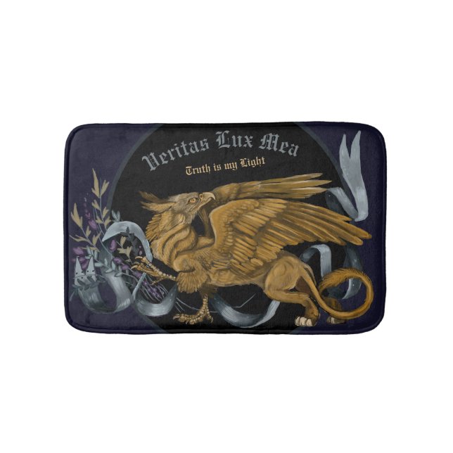 Regal Gold Gryphon Bath Mat (Front)