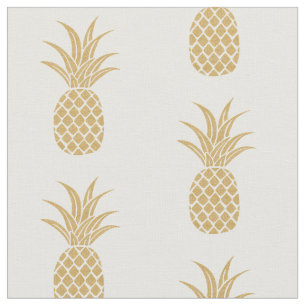 Regal Gold Pineapple Fabric