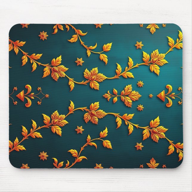 Regal Golden Vine Mouse Pad (Front)
