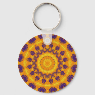 Regal Kaleidoscope Keychain