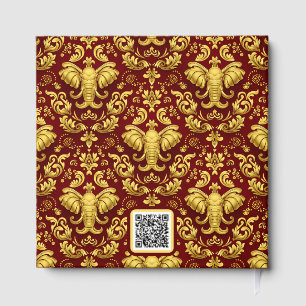 Regal Legacy: Crimson & Gold Mara Trumpeting Glory Guest Book