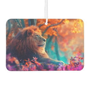 Regal Lion in Enchanted Forest Design Air Freshener
