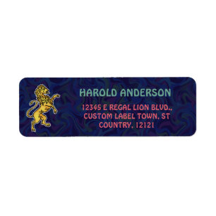 Regal Lion Retro les années 70 Nom Adresse de reto