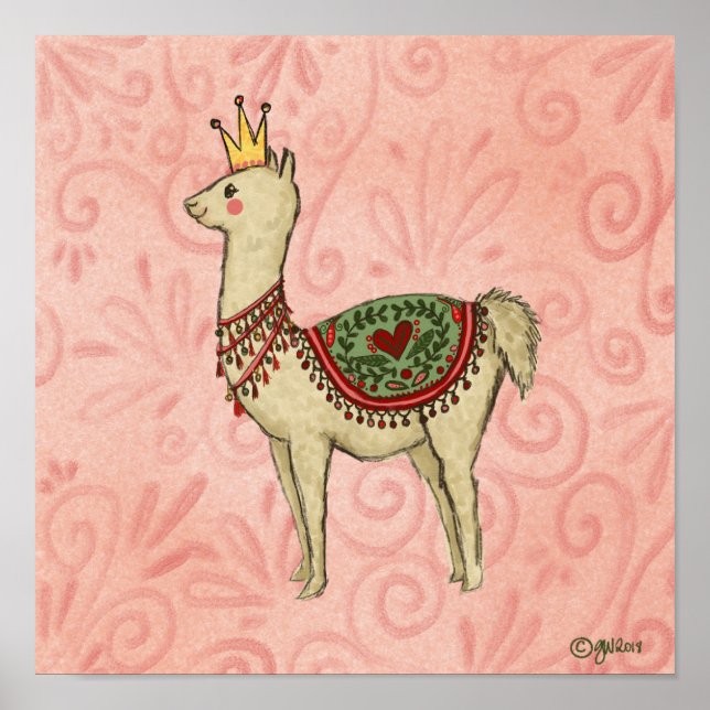 Regal Little Llama Poster (Front)