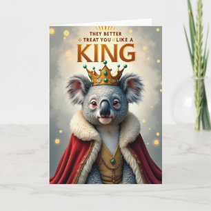 Regal Marsupial Birthday Card