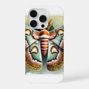 Regal moth 040924IREF233 - Watercolor iPhone 15 Pro Case