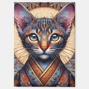 Regal Mythic ornate fantasy feline Planner Magnet