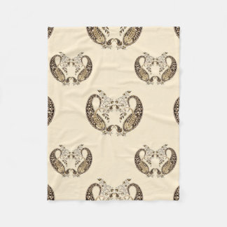 “Regal Paisley Heritage Blanket” 🪶✨👑 Fleece Blanket