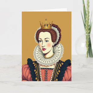 Regal Portrait Birthday Card