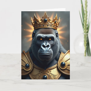 Regal Primate Birthday Card