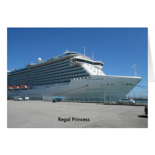 Regal Princess greeting card