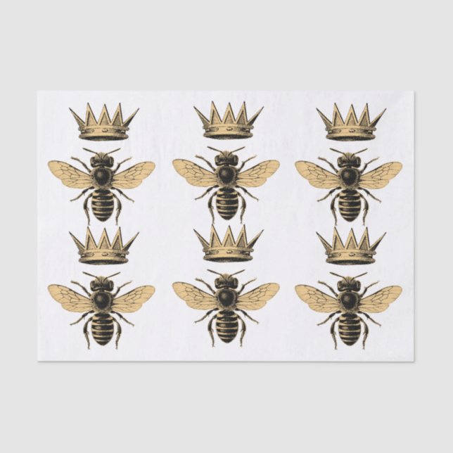 Regal Queen Bee Tissue Paper (Front)