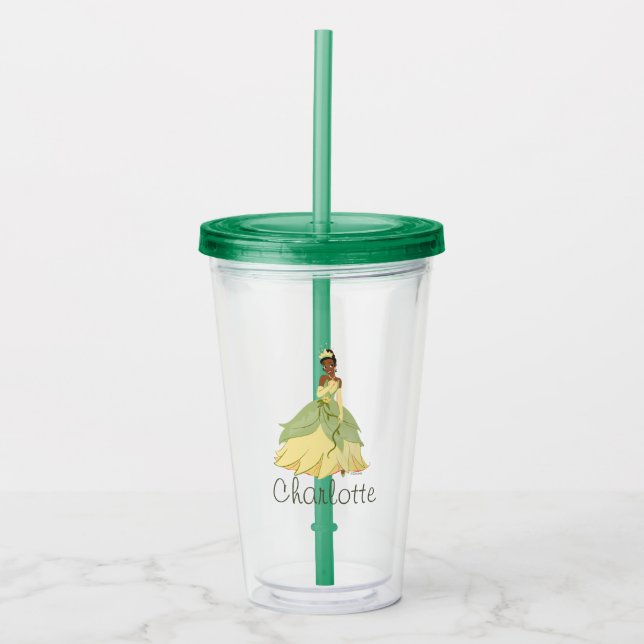 Regal Radiance Princess Tiana Acrylic Tumbler (Front)