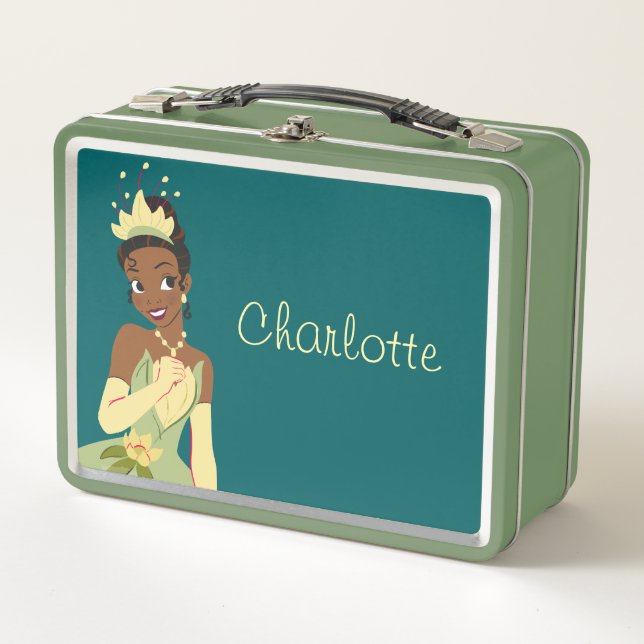 Regal Radiance Princess Tiana Metal Lunch Box (Front)